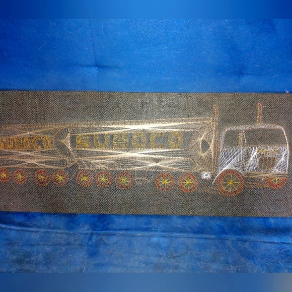 Homemade | Accents | One Of A Kind Vintage 974 Sunoco Semi Truck String ...
